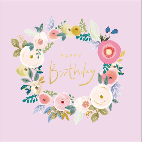 Woodmansterne 'Floral Delight' Birthday Card