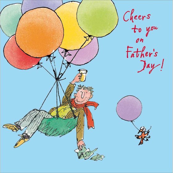 Woodmansterne 'Flying High' Father's Day Card