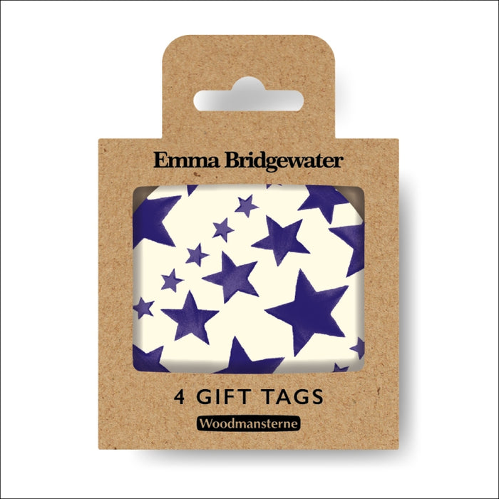 Woodmansterne Emma Bridgewater Blue Stars Tag Multipack