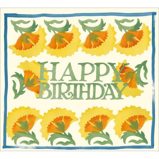 Woodmansterne 'Happy Birthday Flower Parade' Birthday Card