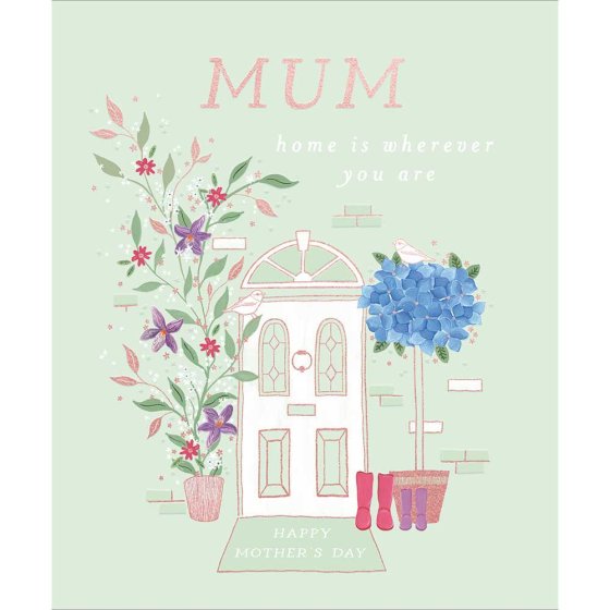 Woodmansterne 'Home Sweet Home' Mother's Day Card