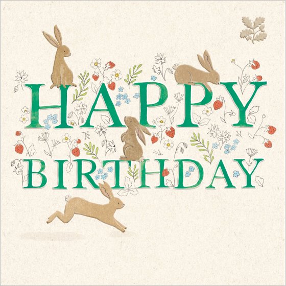 Woodmansterne 'In The Meadow' Birthday Card