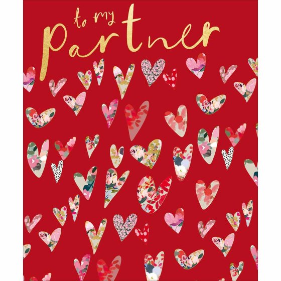 Woodmansterne 'Love Hearts' Valentine Card