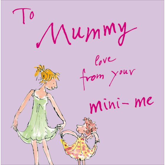 Woodmansterne 'Mini-me' Mother's Day Card