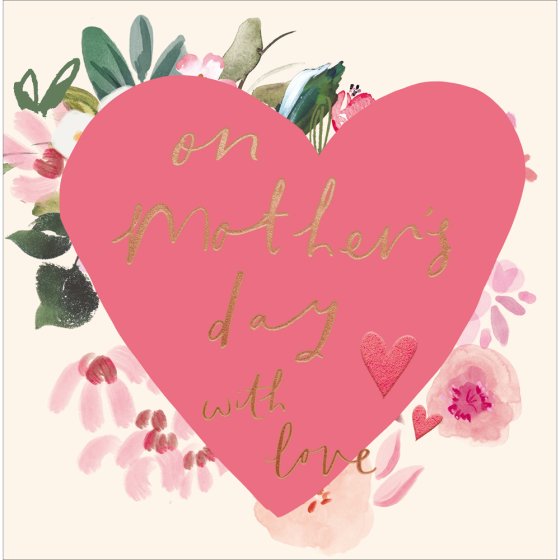 Woodmansterne 'Wonderful Heart' Mother's Day Card
