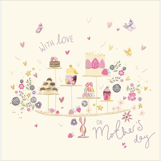 Woodmansterne 'Afternoon Tea' Mother's Day Card