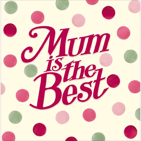 Woodmansterne 'Best Mum' Mother's Day Card