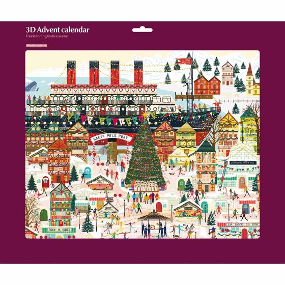 Woodmansterne 'North Pole' 3D Advent Calendar