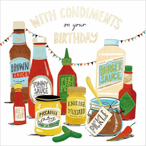 Woodmansterne 'Saucy And Spicy' Birthday Card