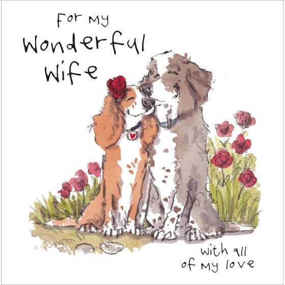 Woodmansterne 'Say It With Flowers' Valentine Card