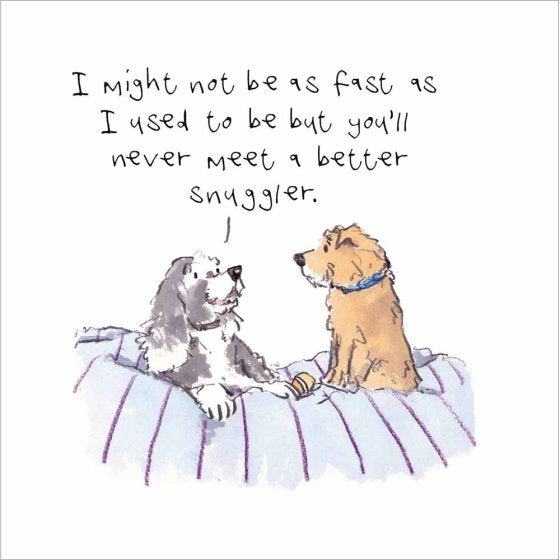 Woodmansterne 'Snuggle Dog' Birthday Card