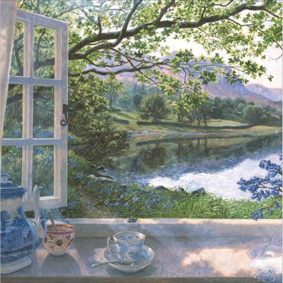 Woodmansterne 'The First Bluebells' Open Card