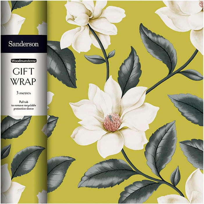 Woodmansterne Sanderson Grandiflora Roll Gift Wrap 3m