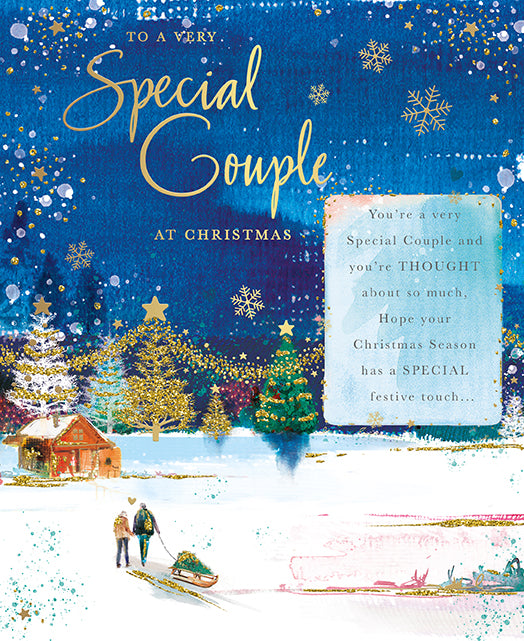 Words N Wishes "To A very Special Couple" Christmas Card