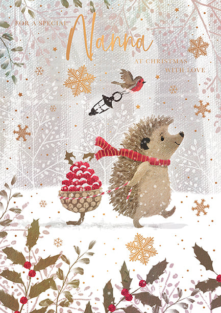 Words N Wishes "To A Special Nanna" Christmas Card