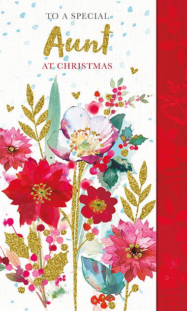 Words N Wishes "To A Special Aunt" Christmas Card