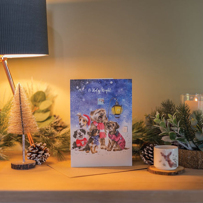 Wrendale 'O Holy Night' Dog Advent Calendar Card