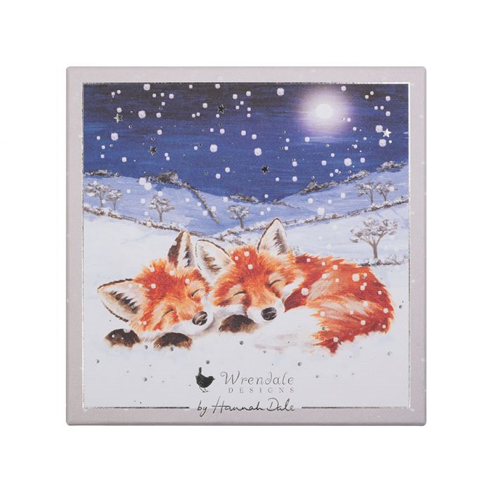 Wrendale 'Foxes in the Snow' Fox Luxury Boxed Christmas Cards