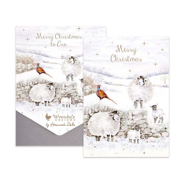 Wrendale 'Merry Christmas to Ewe' Sheep Christmas Card Pack