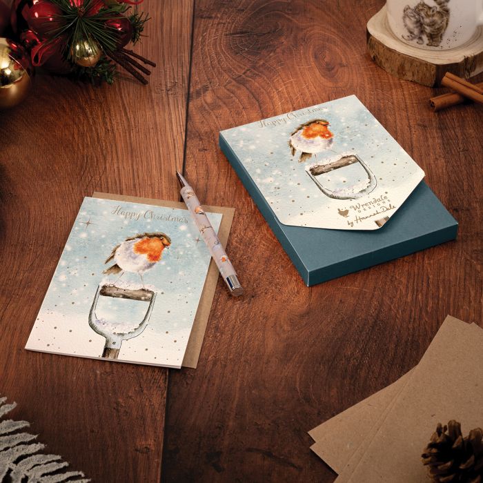 Wrendale 'A Little Red Robin' Robin Christmas Card Pack
