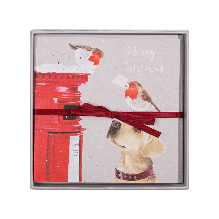 Wrendale 'Letters to Santa' Labrador Luxury Boxed Christmas Cards
