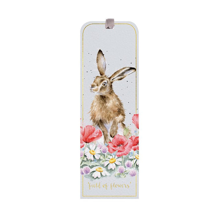 Wrendale Field Of Flowers 'Hare' Bookmark
