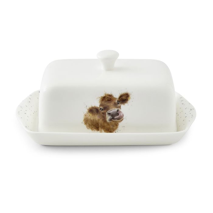 Wrendale 'Mooo' Cow Butter Dish