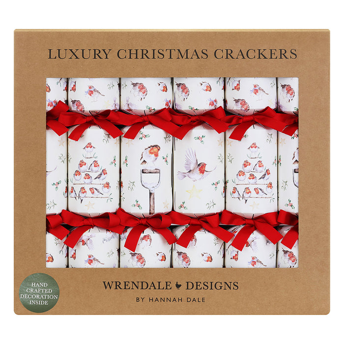 Wrendale 'Season's Tweetings' Robin Christmas Crackers