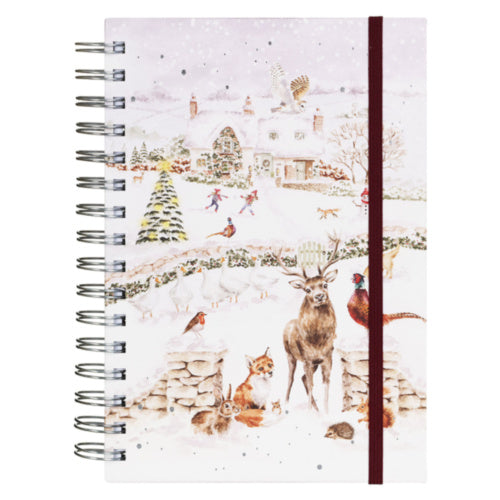 Wrendale ‘Snow Place Like Home’ Countryside Animals Spiral Bound A5 Notebook