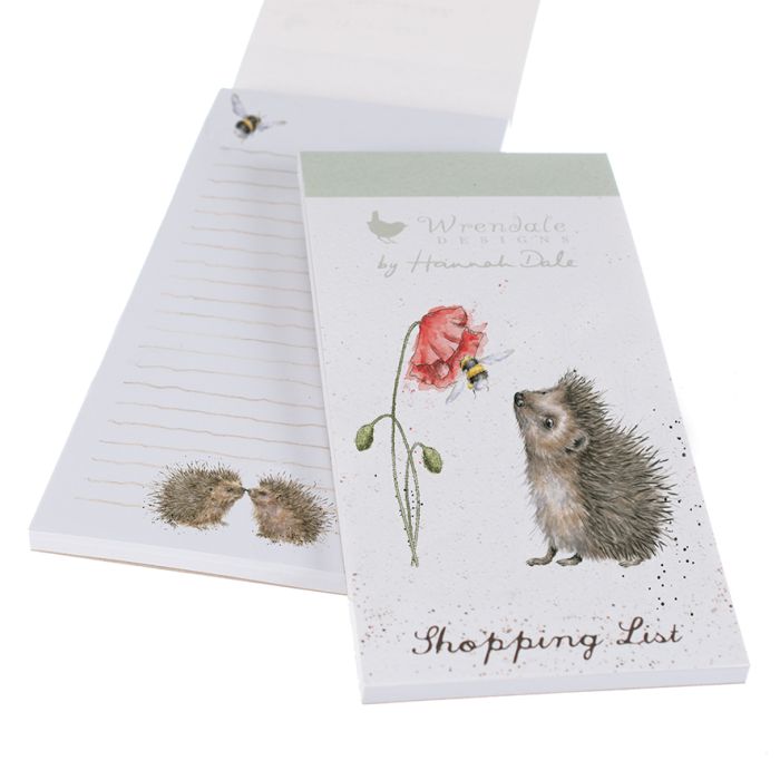 Wrendale 'Busy as a Bee' Hedgehog Magnetic Shopping Pad