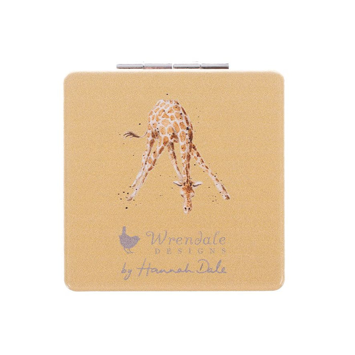 Wrendale 'Flowers' Giraffe Pocket Mirror