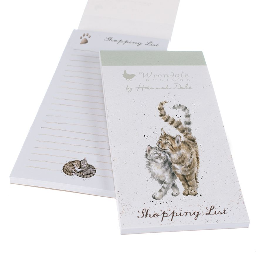 Wrendale Rabbit Pad Wrendale 'Feline Good' Magnetic Shopping Pad — Maple Gifts
