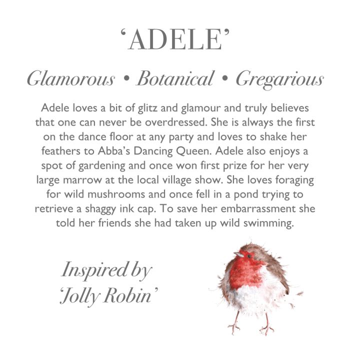 Wrendale 'Adele Junior' Robin Character Plush