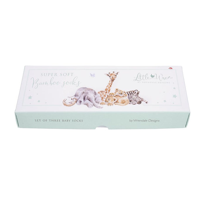 Wrendale Little Savannah African Animal Baby Socks