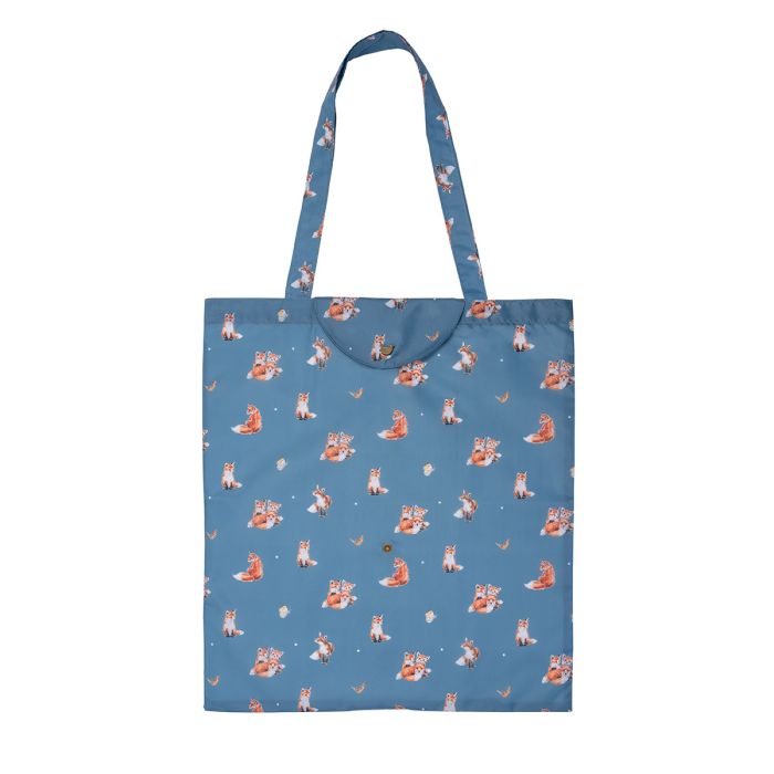 Wrendale 'Born to be Wild' Fox Foldable Shopping Bag