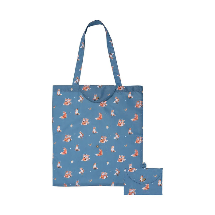 Wrendale 'Born to be Wild' Fox Foldable Shopping Bag