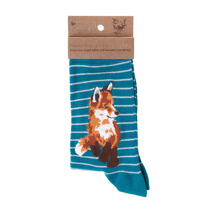 Wrendale Designs 'Born to be Wild' Fox Socks