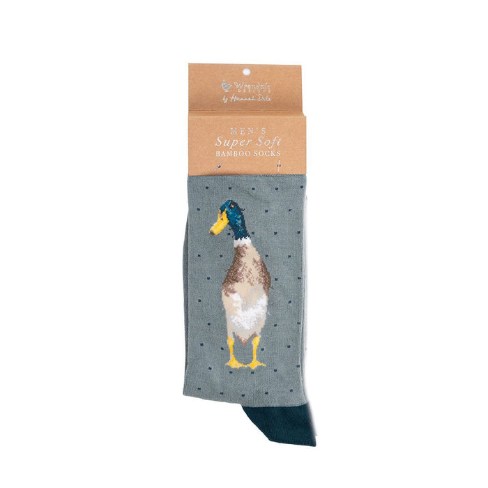 Wrendale Designs 'Guard Duck' Duck Men's socks