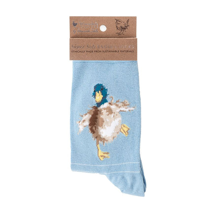 Wrendale 'A Waddle And A Quack' Duck Socks