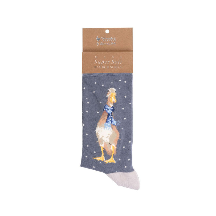 Wrendale 'Christmas Scarves' Duck Men's Socks