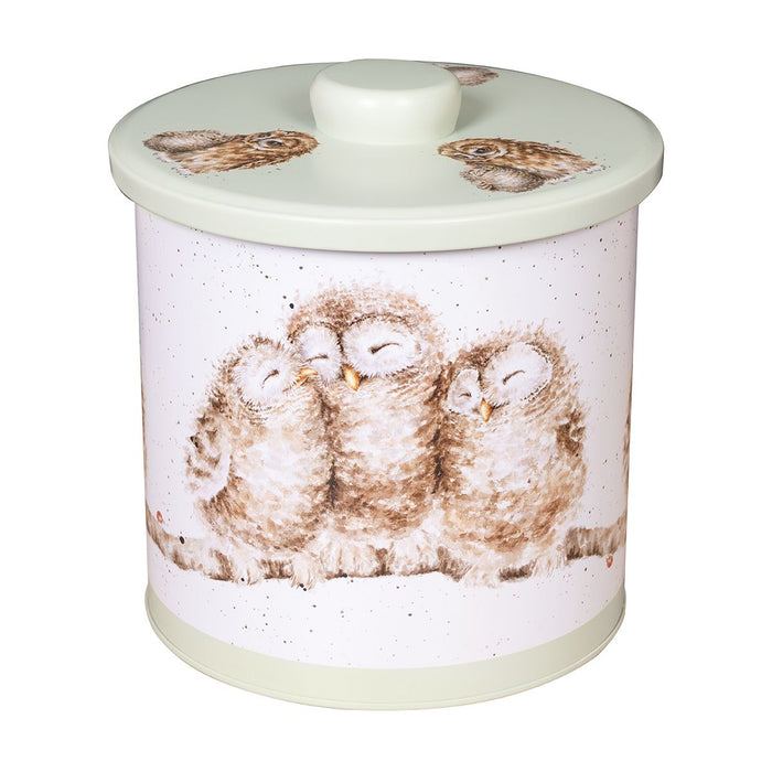 Wrendale 'The Country Set' Owl Biscuit Tin