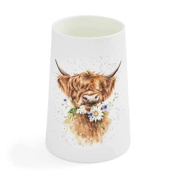 Wrendale Designs Highland Cow Large Vase