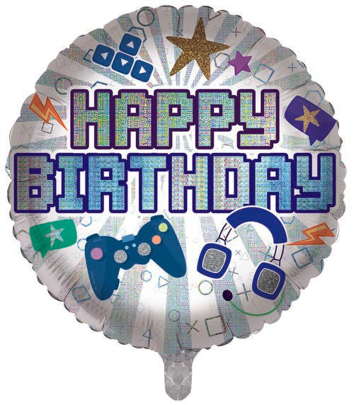 Jackson's Happy Birthday Technology Balloon 18"