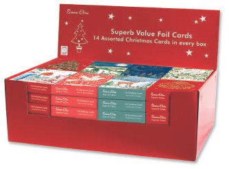 Simon Elvin 14 Assorted Christmas Boxed Cards
