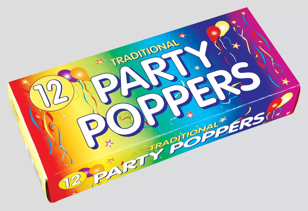 Jackson's Party Poppers Box Of 12