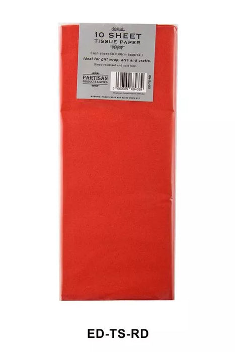 Jackson's Plain Red Tissue Paper