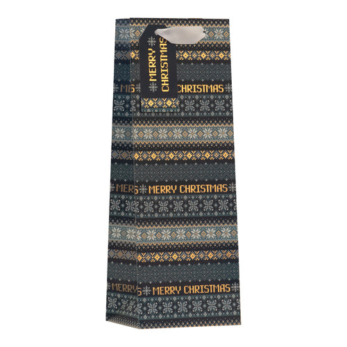 Jackson's Christmas By Violet Fairisle Bottle Bag