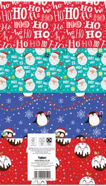 Christmas Festive Wonderland Gift Wrap 8 Sheets