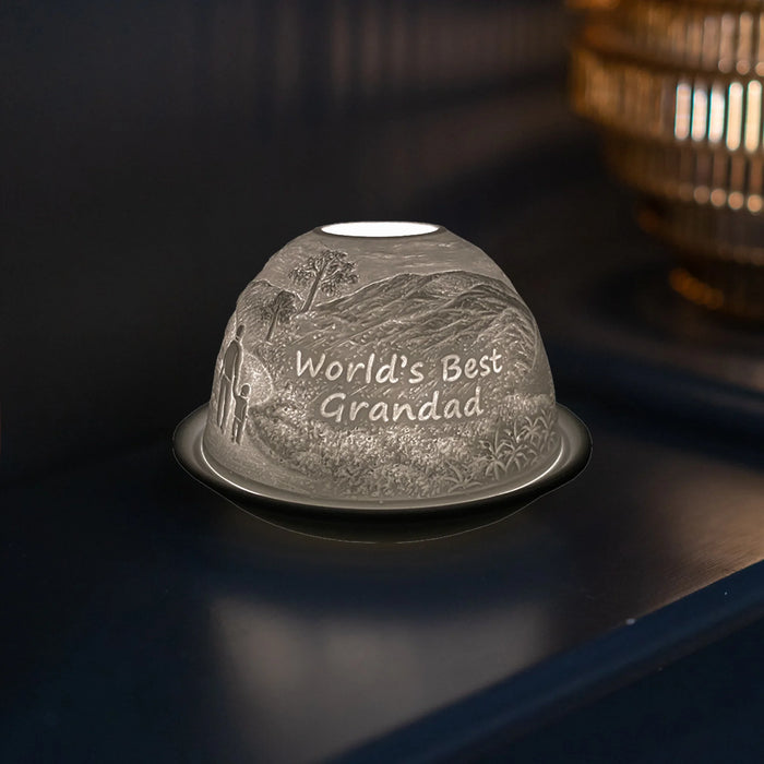 Cello World's Best Grandad Tealight Dome