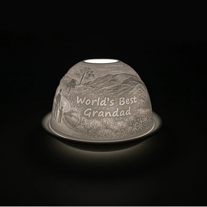 Cello World's Best Grandad Tealight Dome
